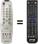Mando a distancia equivalente Samsung LE40R51BX/XEU