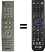 Replacement remote control Samsung SP42W4HPX