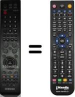 Télécommande équivalente Samsung SP50L6HVX / /XEC