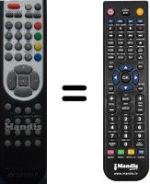 Mando a distancia equivalente Sansui TV191LED