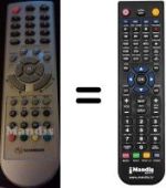 Télécommande équivalente SCHNEIDER STFT2208