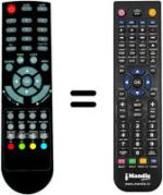 Mando a distancia equivalente Scott TVX156