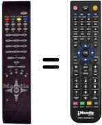 Télécommande équivalente RC1080