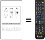 Replacement remote control REMCON841