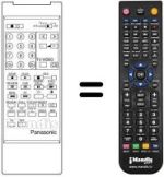 Mando a distancia equivalente Panasonic TNQ1411