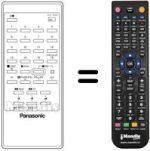 Mando a distancia equivalente Panasonic TNQ1458