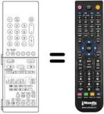 Mando a distancia equivalente Panasonic TC28G1F
