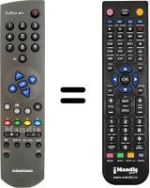 Télécommande équivalente Grundig SE8250 / 8PIP / DOLBY