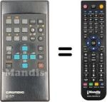 Télécommande équivalente Grundig T55440 EURO