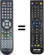 Mando a distancia equivalente BLUETECH TQT1910BT002