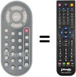 Mando a distancia equivalente REMCON990