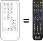 Télécommande équivalente REMCON919