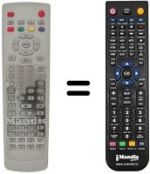 Télécommande équivalente REMCON237