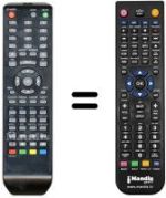 Mando a distancia equivalente Irradio XTV2280AD