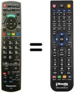 Télécommande équivalente REMCON209