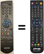 Mando a distancia equivalente Grundig ST84-899 DOLBY