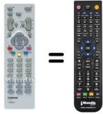 Mando a distancia equivalente Thomson DTH195E
