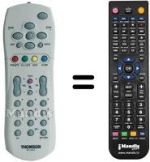 Télécommande équivalente Thomson 21655620