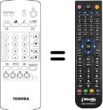 Télécommande équivalente Toshiba 2146DF