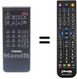 Télécommande équivalente CT-9581