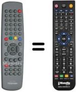 Télécommande équivalente Toshiba 37WL67