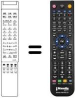 Télécommande équivalente Salora 28M91PIP