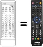 Télécommande équivalente Sanyo CEP2872H