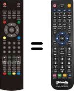 Télécommande équivalente United LTW26X95