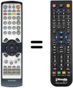 Télécommande équivalente REMCON1083