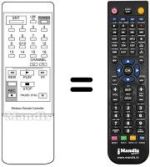Mando a distancia equivalente Roadstar VCR755