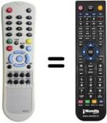 Télécommande équivalente United UTV14X72