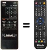 Replacement remote control Panasonic VEQ0687