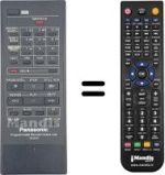 Télécommande équivalente Panasonic NV-G25
