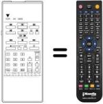 Télécommande équivalente REMCON398