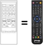 Replacement remote control REMCON1361
