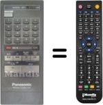 Mando a distancia equivalente Panasonic VSQ0357