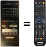 Mando a distancia equivalente Panasonic VSQ0380