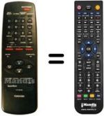 Mando a distancia equivalente Toshiba V204G