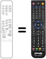 Télécommande équivalente REMCON347