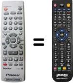 Télécommande équivalente VXX2983