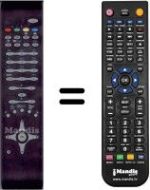 Télécommande équivalente Oki V22D-PH