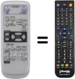 Replacement remote control XD206U