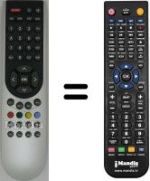 Mando a distancia equivalente Oki TV32TIT