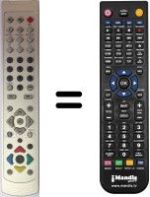 Mando a distancia equivalente Beko 32LCL95