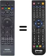 Télécommande équivalente Philips DVD-R5570H