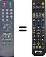 Télécommande équivalente Brandt 2180RI