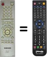 Télécommande équivalente Samsung DVDMC20