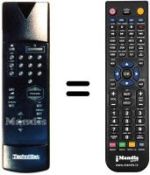 Mando a distancia equivalente Technisat MULTYMAC6
