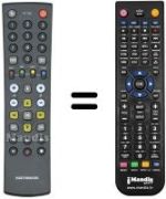 Télécommande équivalente Kathrein UFS702SI