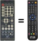 Mando a distancia equivalente MAJESTIC DVD188